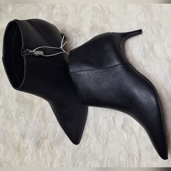 a new day Black Ankle Boots kitten heel NWT - Picture 6 of 7